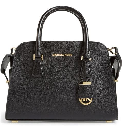 michael kors harper medium satchel black|Michael Kors satchel sale.